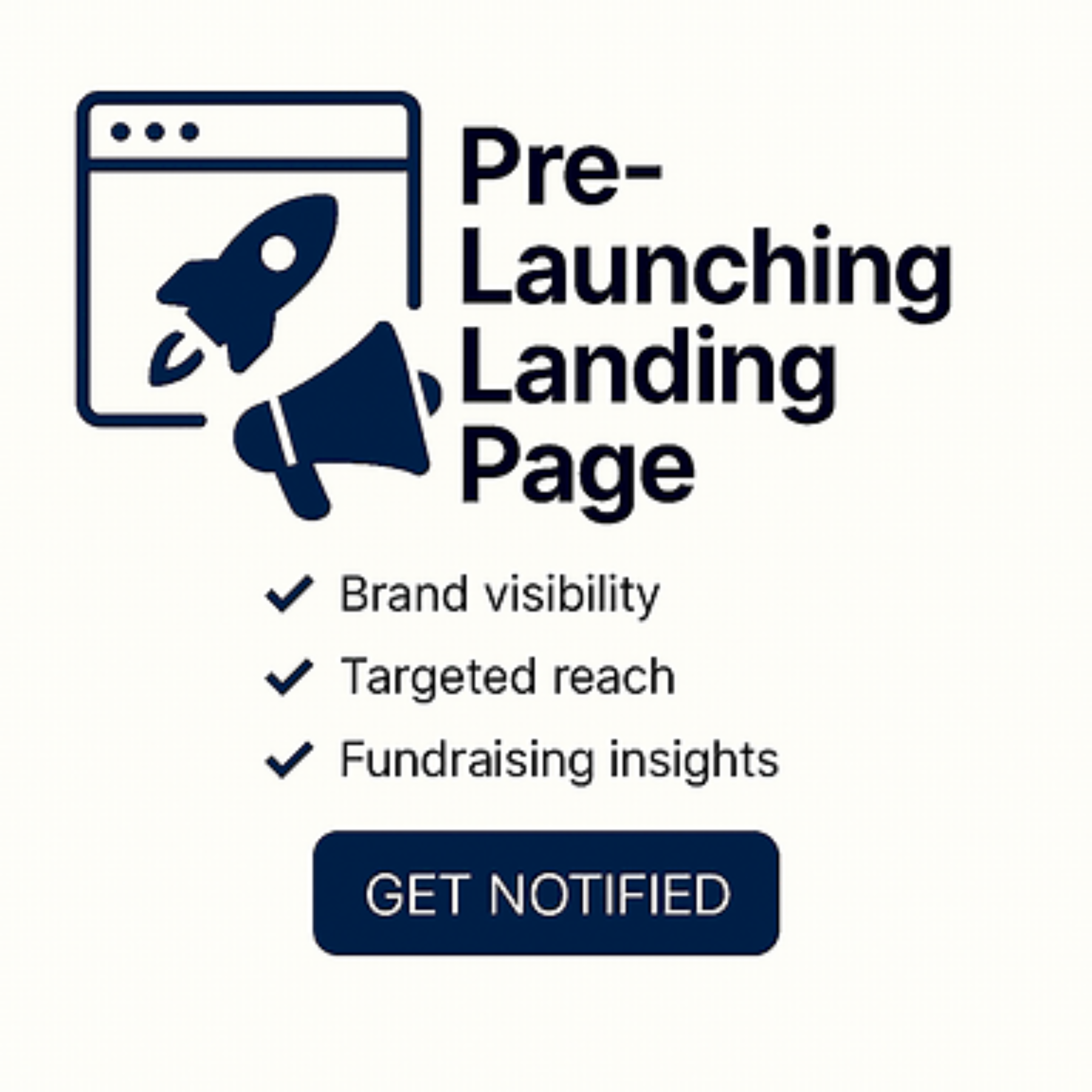 Pre Launching Landing page