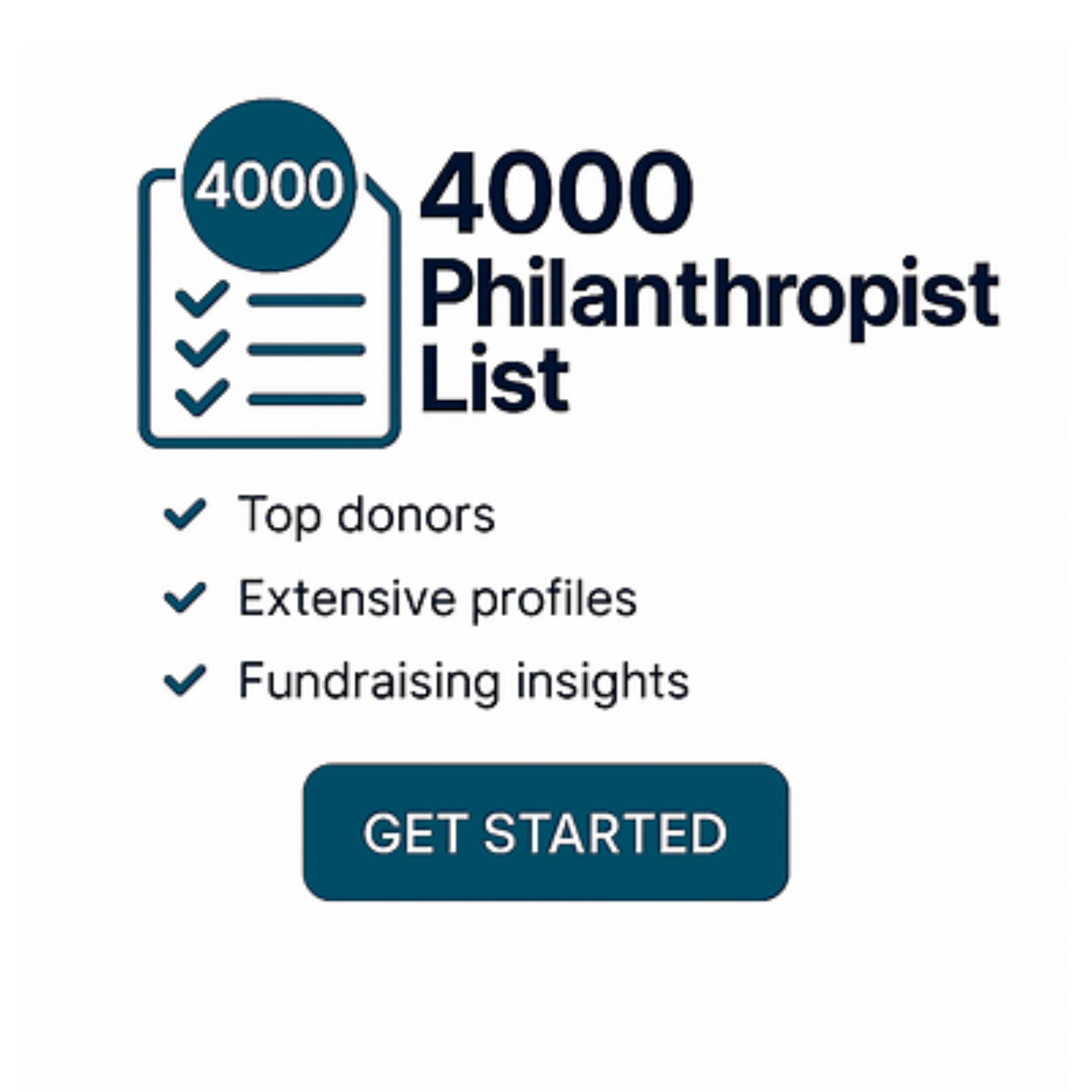 4000 Philanthropist list