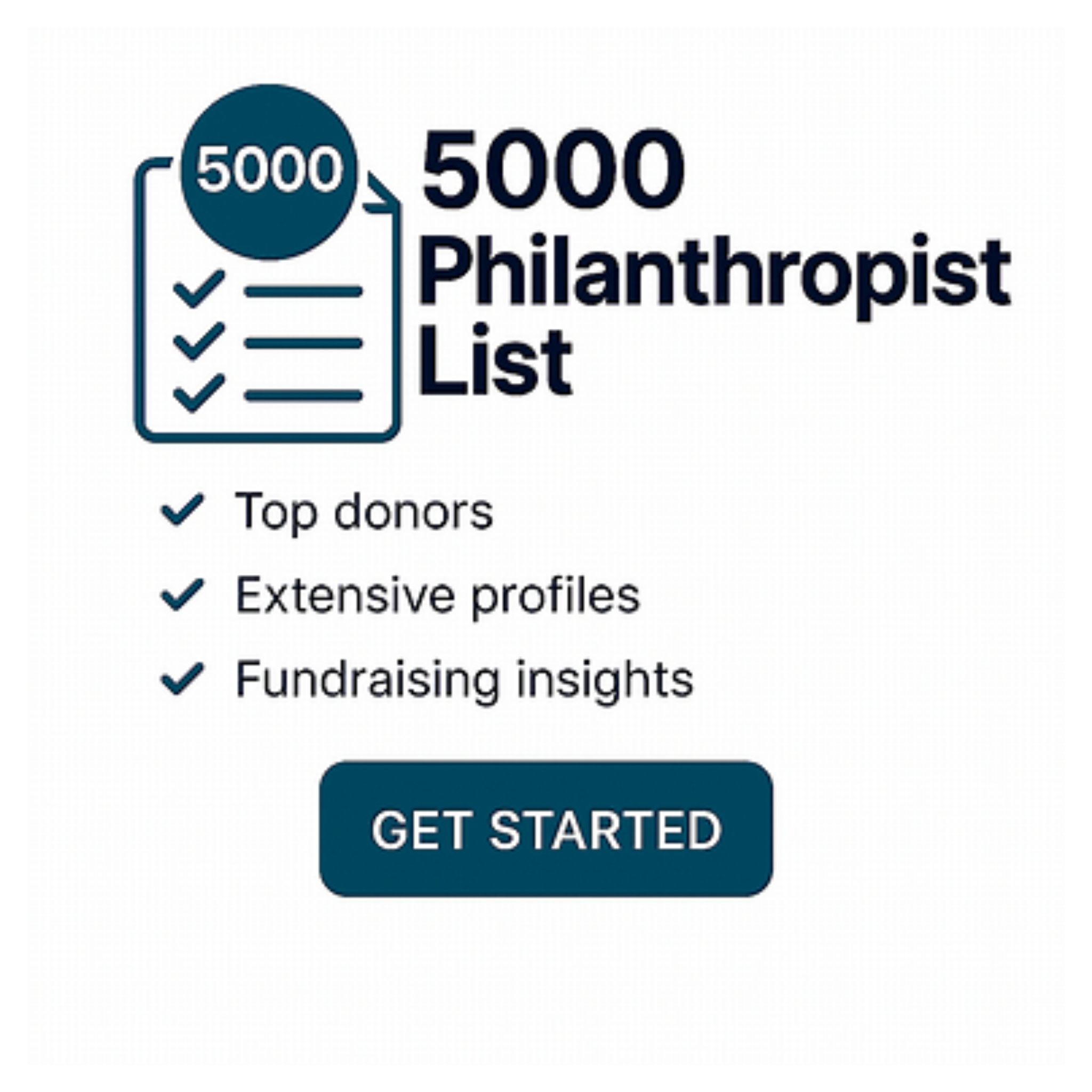 5000 Philanthropist list