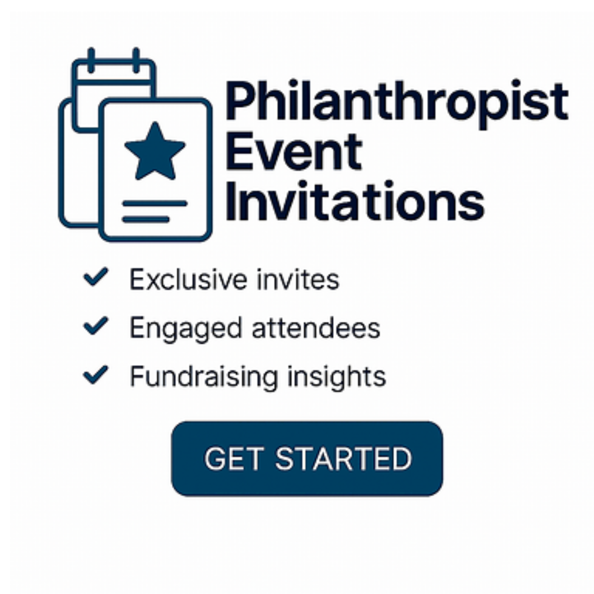 Philanthropist Event Invitation